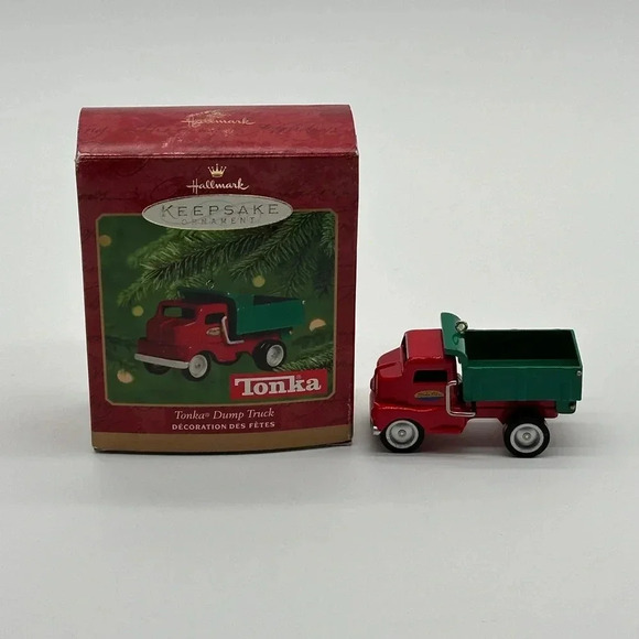 Hallmark Keepsake Ornament in Box 2000 Tonka Series Dump Truck Metal Christmas - Picture 11 of 11